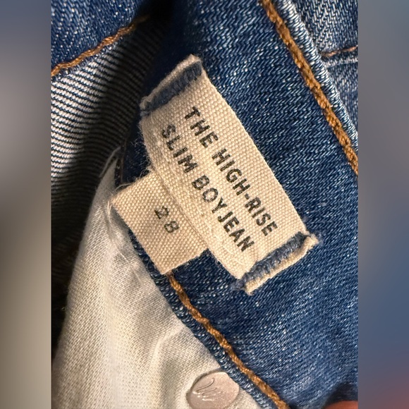 Madewell The High-Rise Slim Boyfriend Size 28. - Picture 6 of 6